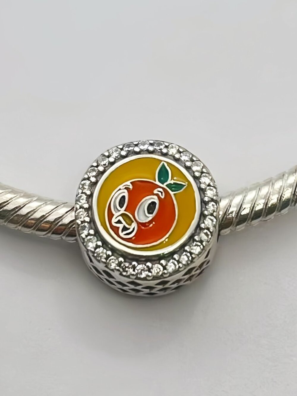 Pandora Disney Epcot Flower & Garden Festival Orange Bird Exclusive Dangle Charm